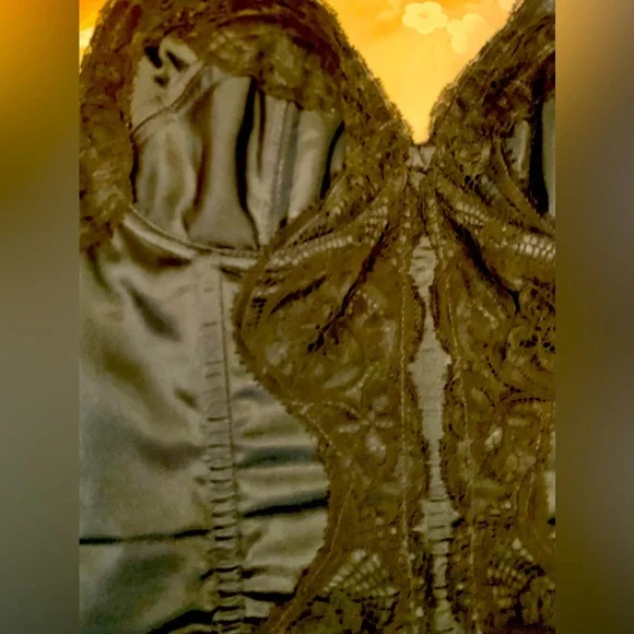 Designed by, Trashy Lingerie Los Angeles Handmade. Worn twice. 32B. Silk Lace.